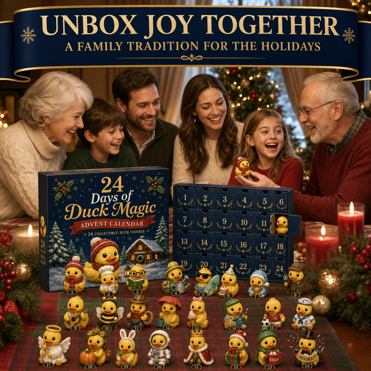 š„ 24 Days of Duck Magic⢠Advent Calendar ā 24 Collectible Christmas Duck Surprises