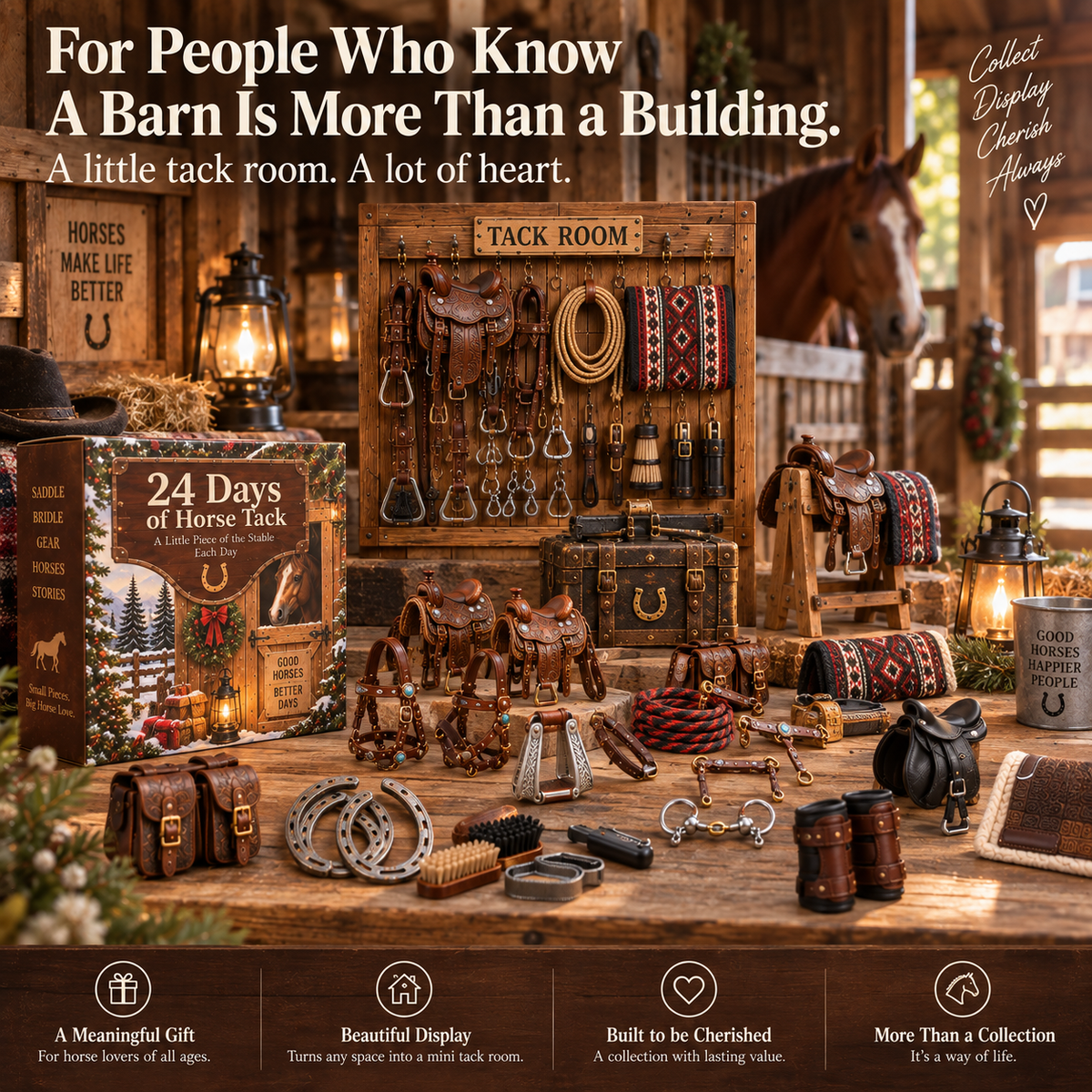 24 Days of Horse Tack – Build Your Own Miniature Tack Room 🐎