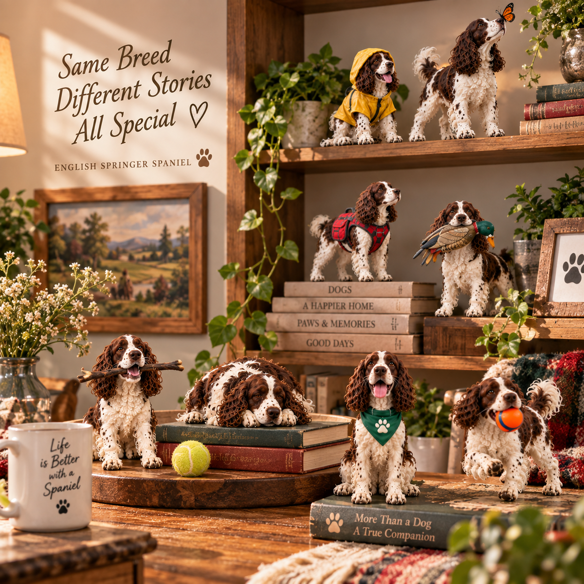 24 Days of English Springer Spaniels – 24 Personalities, One Unforgettable Pack