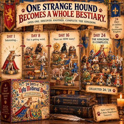 🐕🏰 24 Days of Medieval Dogs — 24 Hounds, Two Kingdoms, One Legendary Collection