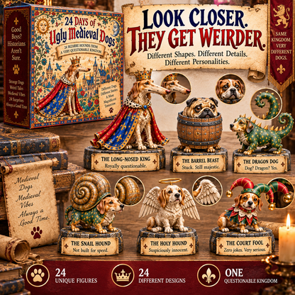 🐕🏰 24 Days of Medieval Dogs — 24 Hounds, Two Kingdoms, One Legendary Collection