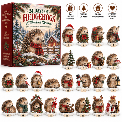 🦔🎄24 Days of Hedgehogs – A Woodland Christmas