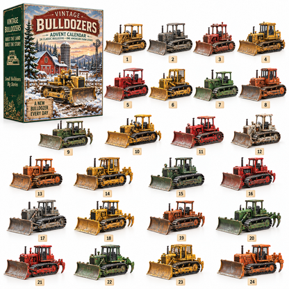 🚜 24 Days of Vintage Bulldozers – American Construction Classics