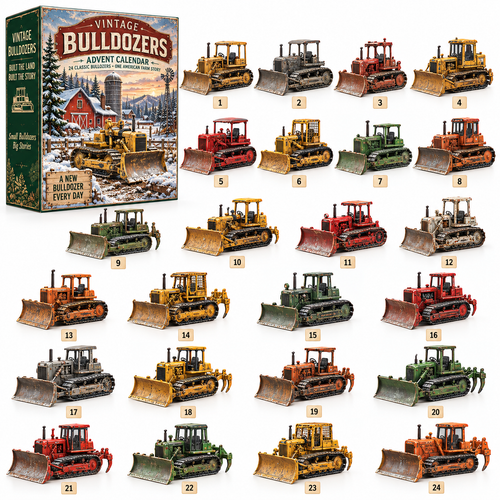 🚜 24 Days of Vintage Bulldozers – American Construction Classics