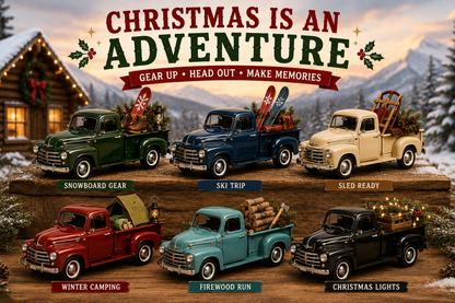 🎄 🛻Christmas Pickup Truck Advent Calendar – 24 Unique Holiday Trucks with Festive Surprises