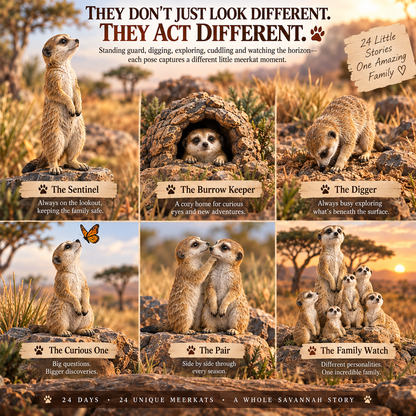🐾 24 Days of Meerkats – Christmas on the Lookout