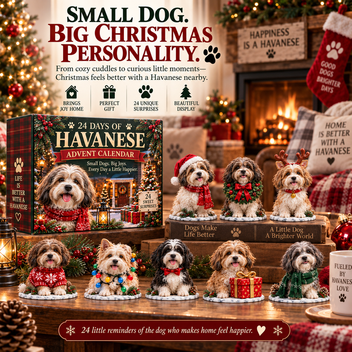 24 Days of Havanese Joy – A Christmas Collection for Havanese Lovers🐾🎄