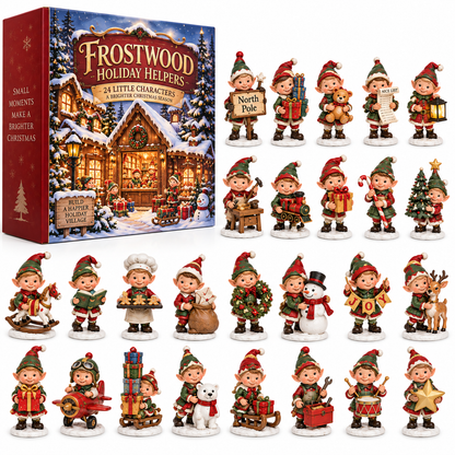 🎄 Frostwood Holiday Helpers – 24 Little Christmas Workshop Characters