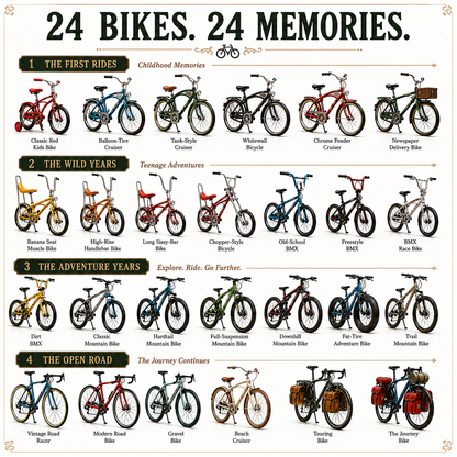 The Bikes We Grew Up With – 24-Day Vintage Bicycle Advent Calendar