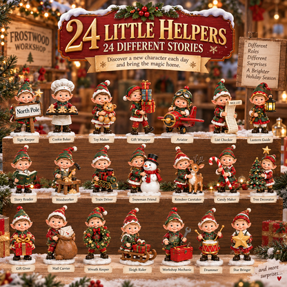 🎄 Frostwood Holiday Helpers – 24 Little Christmas Workshop Characters
