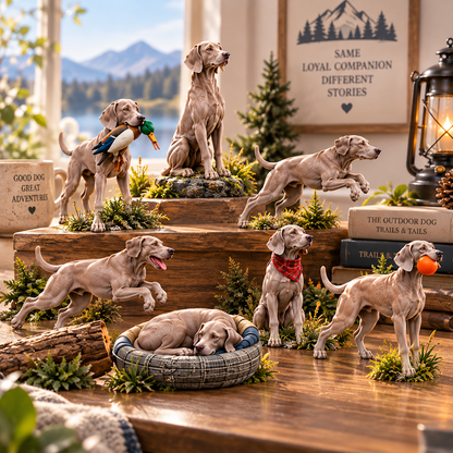 24 Days of Weimaraner Adventures – 24-Piece Dog Collectible Countdown