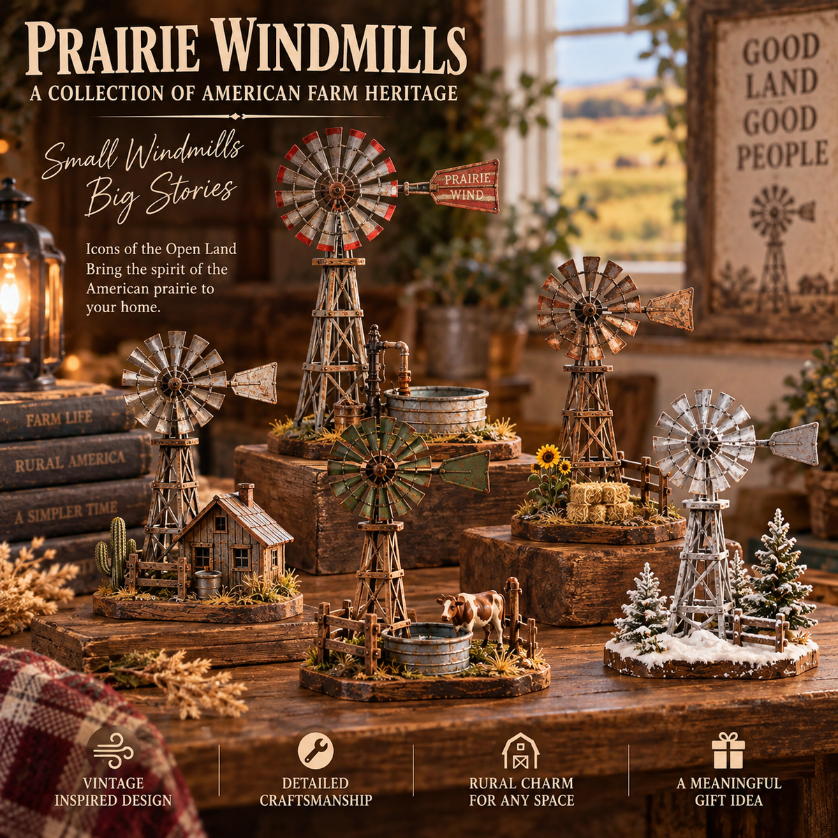 🌾 24 Days. 24 Windmills. A Little Piece of the American Prairie.