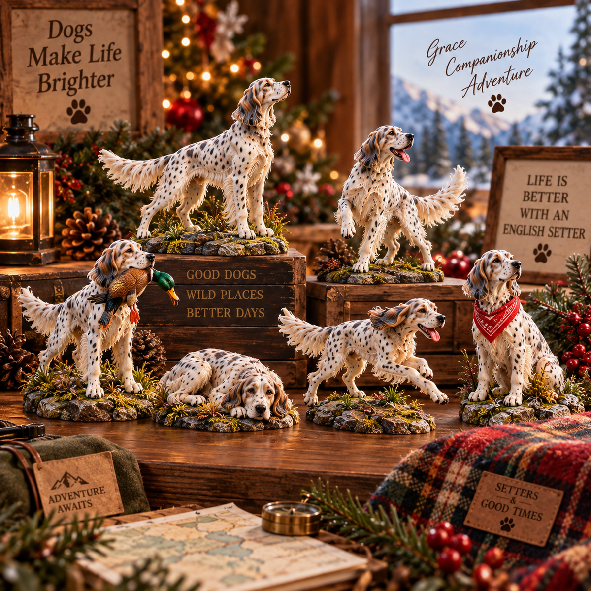 24 Days of English Setters — A Christmas Countdown of Grace, Adventure & Companionship