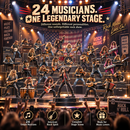 🎸 American Rock Band – 24 Icons of the Rock ’n’ Roll Stage
