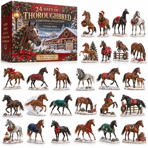 24 Days of Thoroughbred Spirit – A Christmas Collection of Speed & Grace 🐎🎄