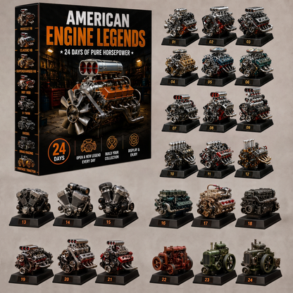 24 Days of Horsepower – American Engine Legends Advent Calendar for Car Lovers