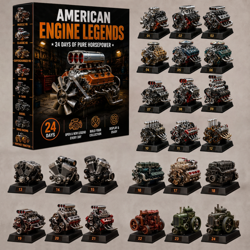 24 Days of Horsepower – American Engine Legends Advent Calendar for Car Lovers