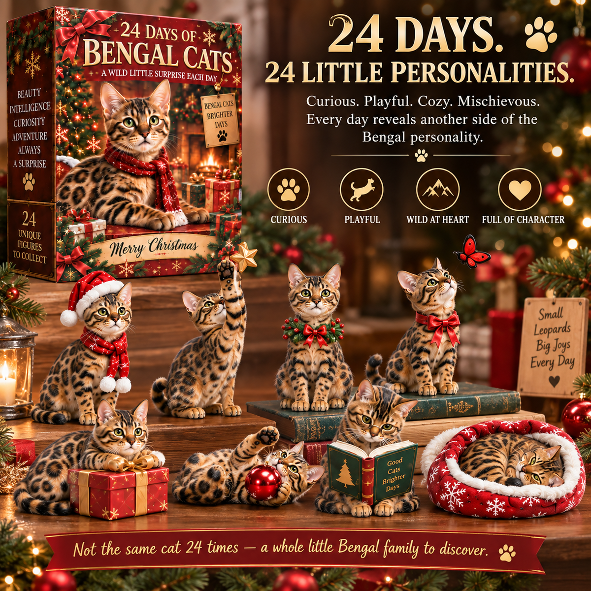 24 Days of Bengal Cats – A Wild Little Christmas Collection 🐆🎄