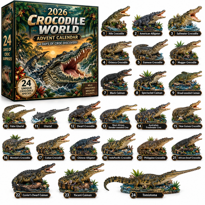 🐊 24 Days. 24 Wild Discoveries-CROCODILE WORLD
