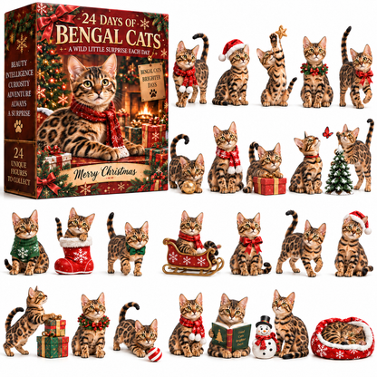 24 Days of Bengal Cats – A Wild Little Christmas Collection 🐆🎄