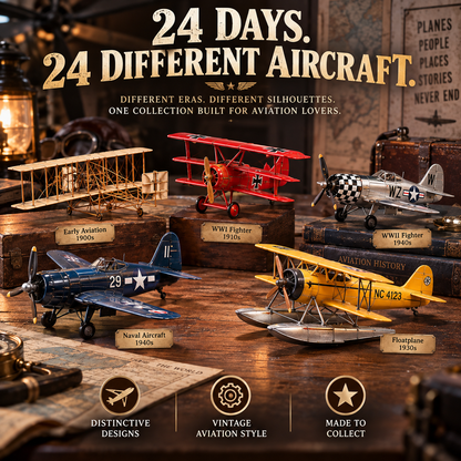 24 Days of Vintage Airplanes — A Journey Through Aviation History ✈️