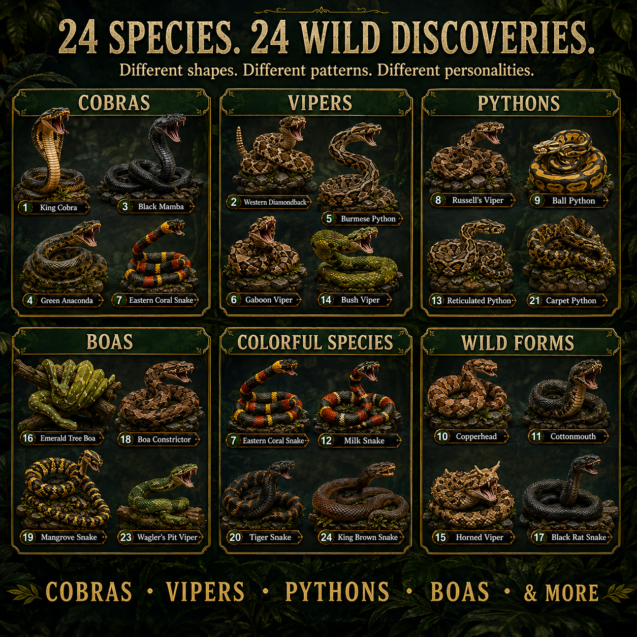 2026 Snake World Advent Calendar – 24 Days of Wild Snake Discoveries
