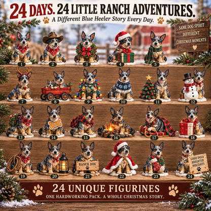 24 Days With Your Best Buddy – Blue Heeler Christmas Advent Calendar