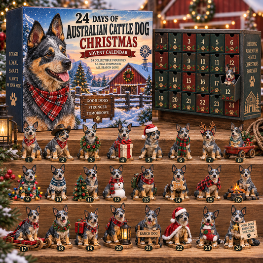 24 Days With Your Best Buddy – Blue Heeler Christmas Advent Calendar
