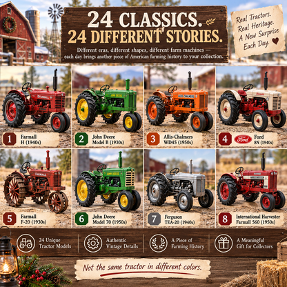 🚜24 Days of Vintage Farm Tractors – American Farm Classics