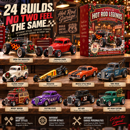 24 Days of Hot Rod Legends – A Classic Garage Christmas Collection 🏁🎄