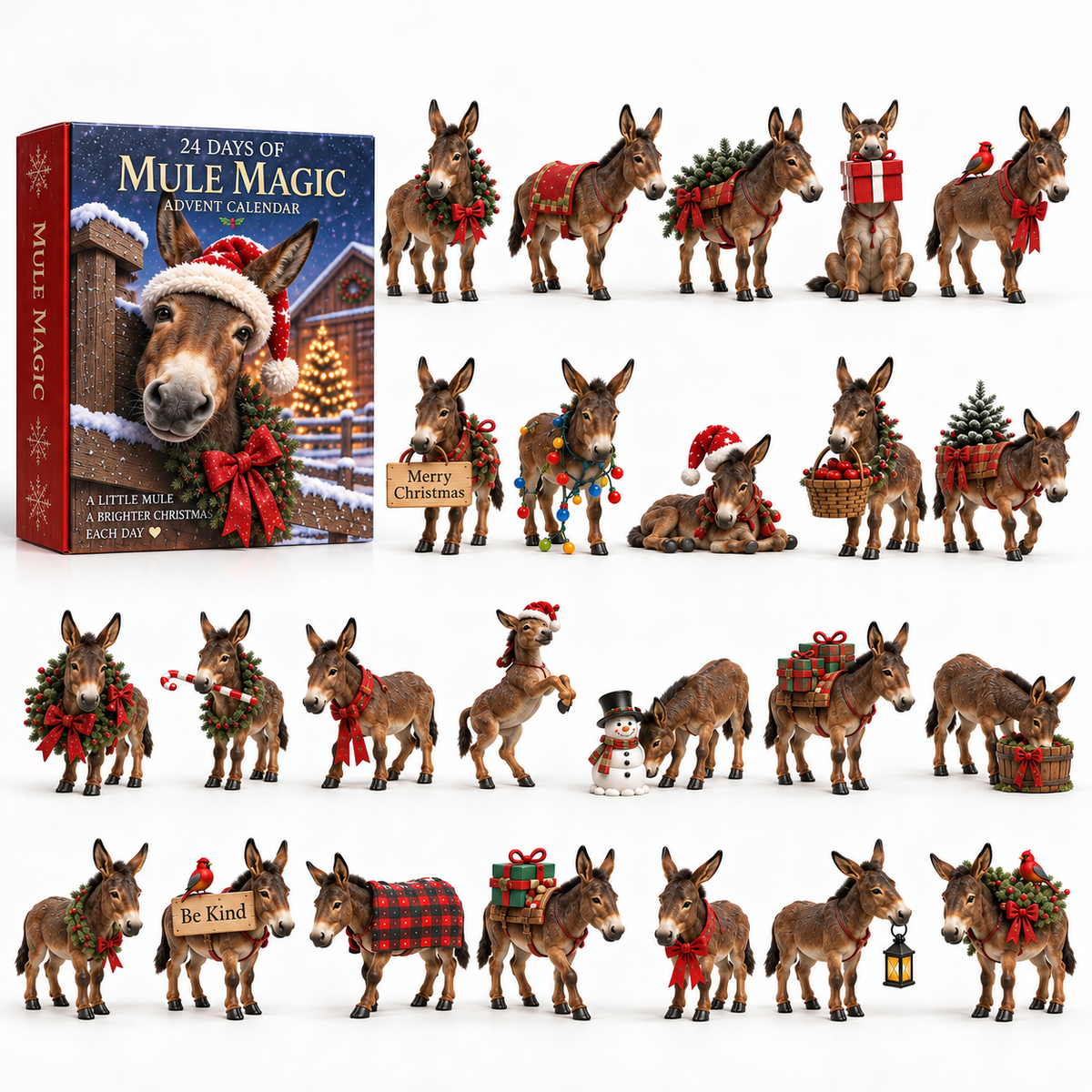 24 Days of Mule Magic – Christmas Advent Calendar 🫏🎄