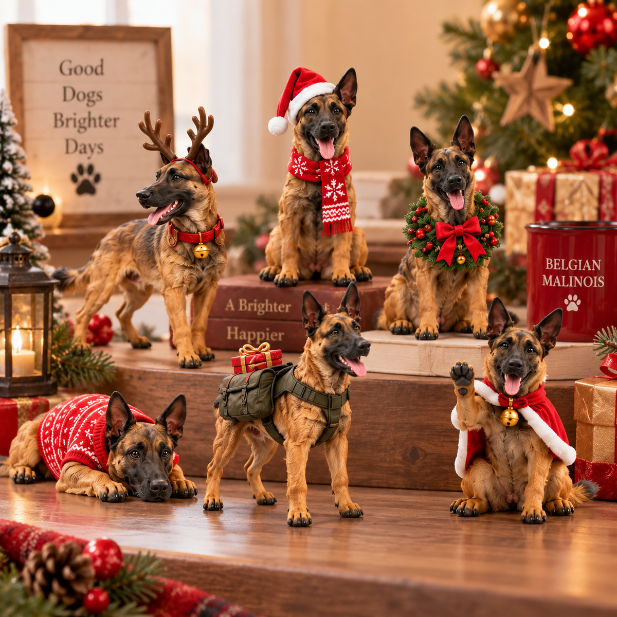 24 Days of Belgian Malinois Joy — 24 Unique Collectible Figurines
