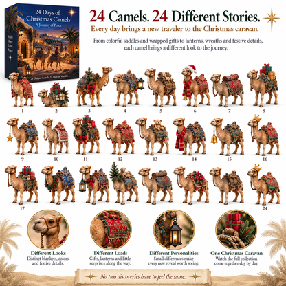 🐪 Build Your Christmas Caravan — 24 Days of Christmas Camels