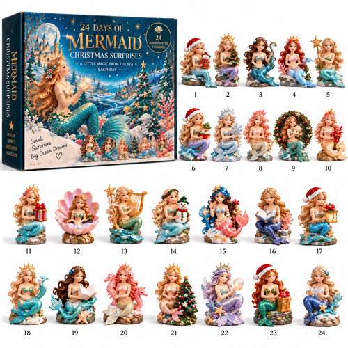 🧜‍♀️ 24 Days of Mermaid Christmas Magic – Ocean-Inspired Holiday Collection 🎄✨