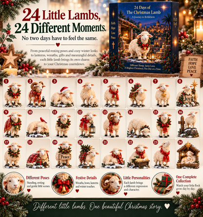 🐑 24 Days of the Christmas Lamb — A Journey of Faith, Hope & Love