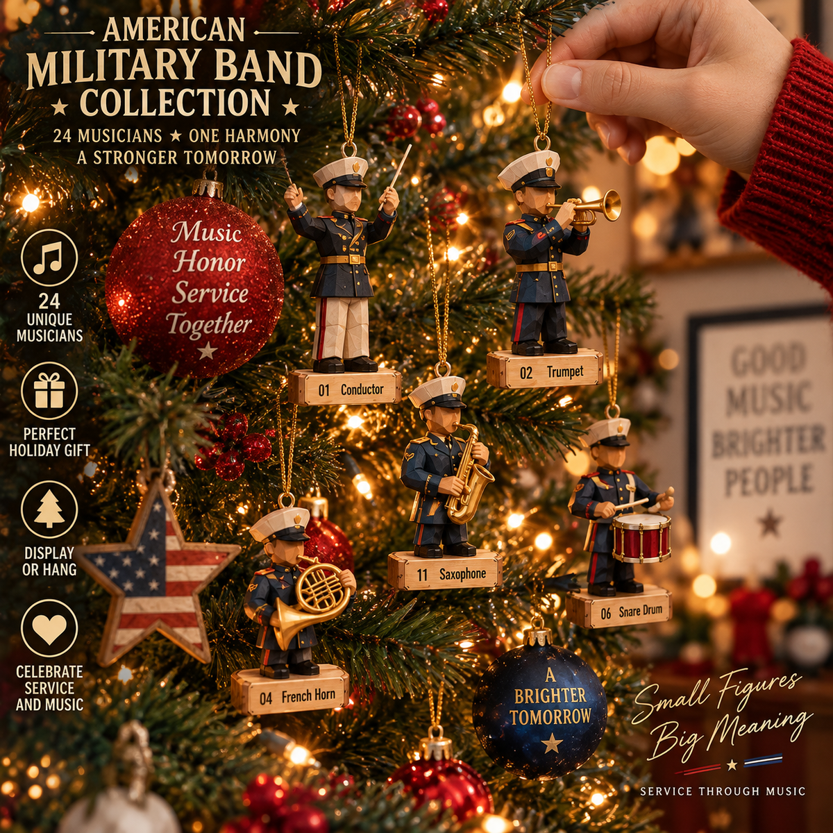 🇺🇸🎺 American Service Band – 24 Musicians of Honor & Harmony
