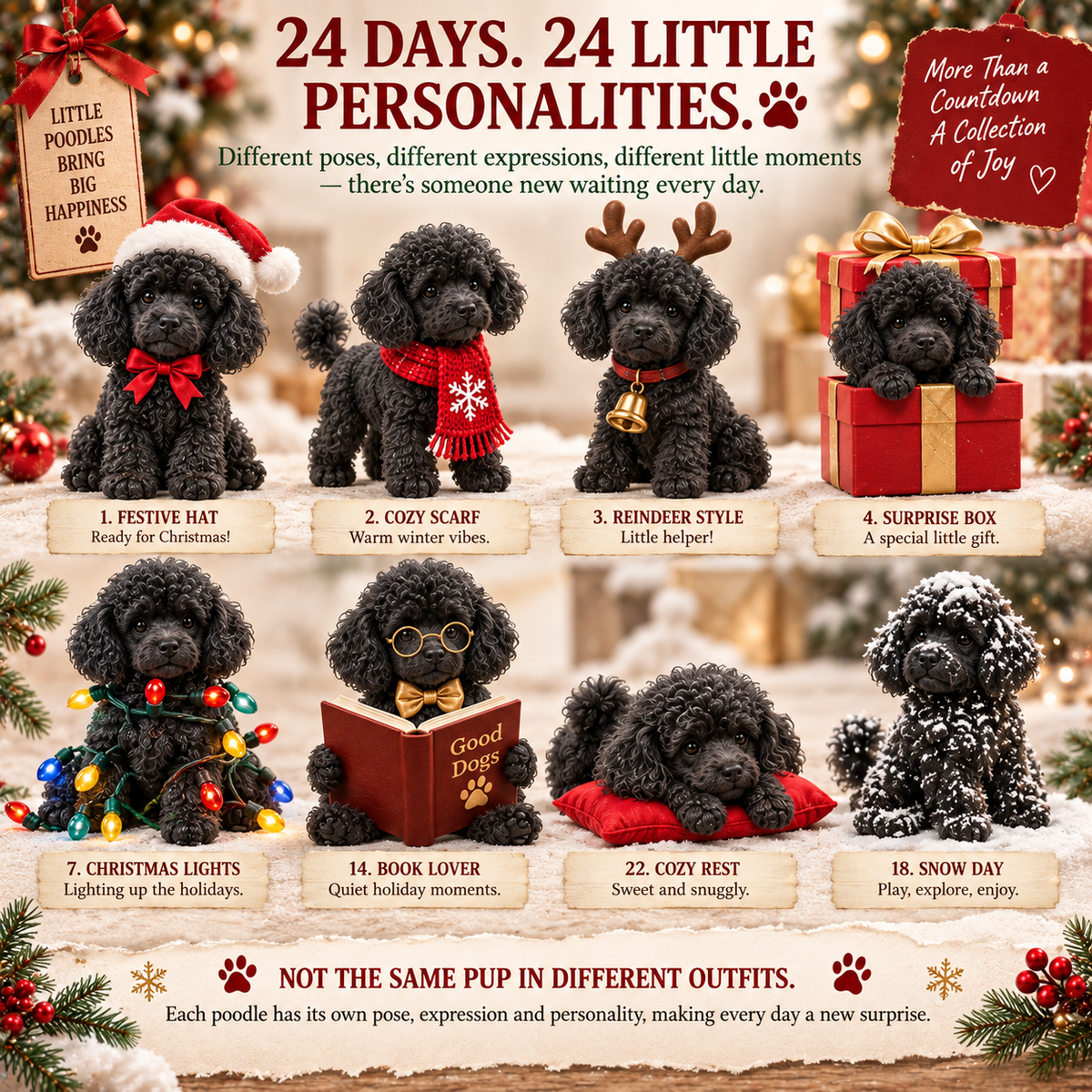 🐩24 Days of Poodle Joy – A Little Companion for Every Day