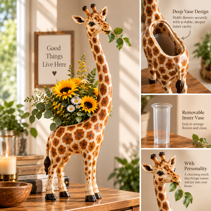 🦒 Not Your Ordinary Flower Vase