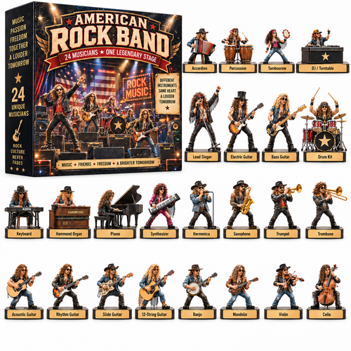 🎸 American Rock Band – 24 Icons of the Rock ’n’ Roll Stage