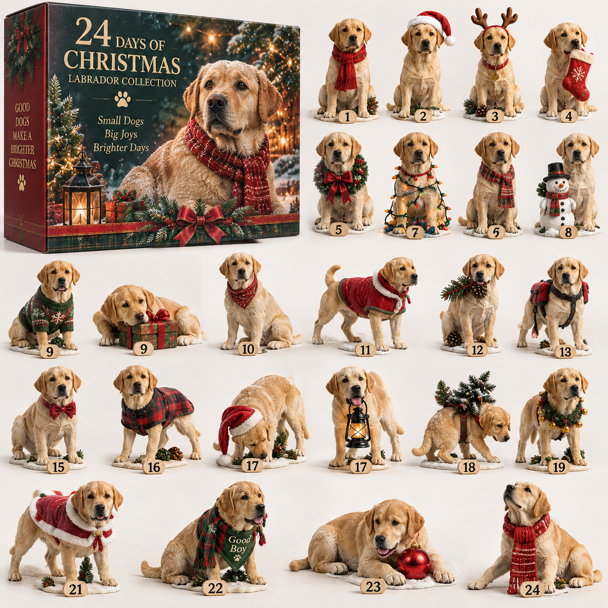 🐾24 Days of Labrador Love – Yellow Lab Holiday Collection