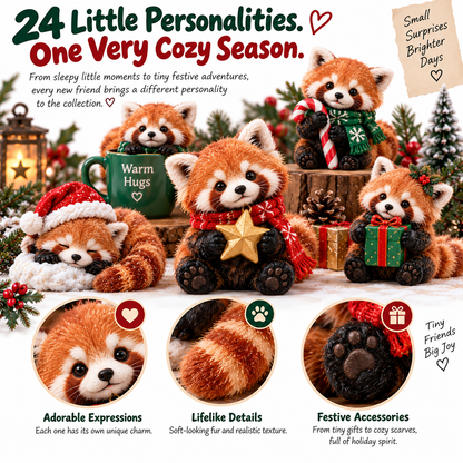 🐾 24 Days of Little Red Pandas — 24 Tiny Personalities to Discover 🎁