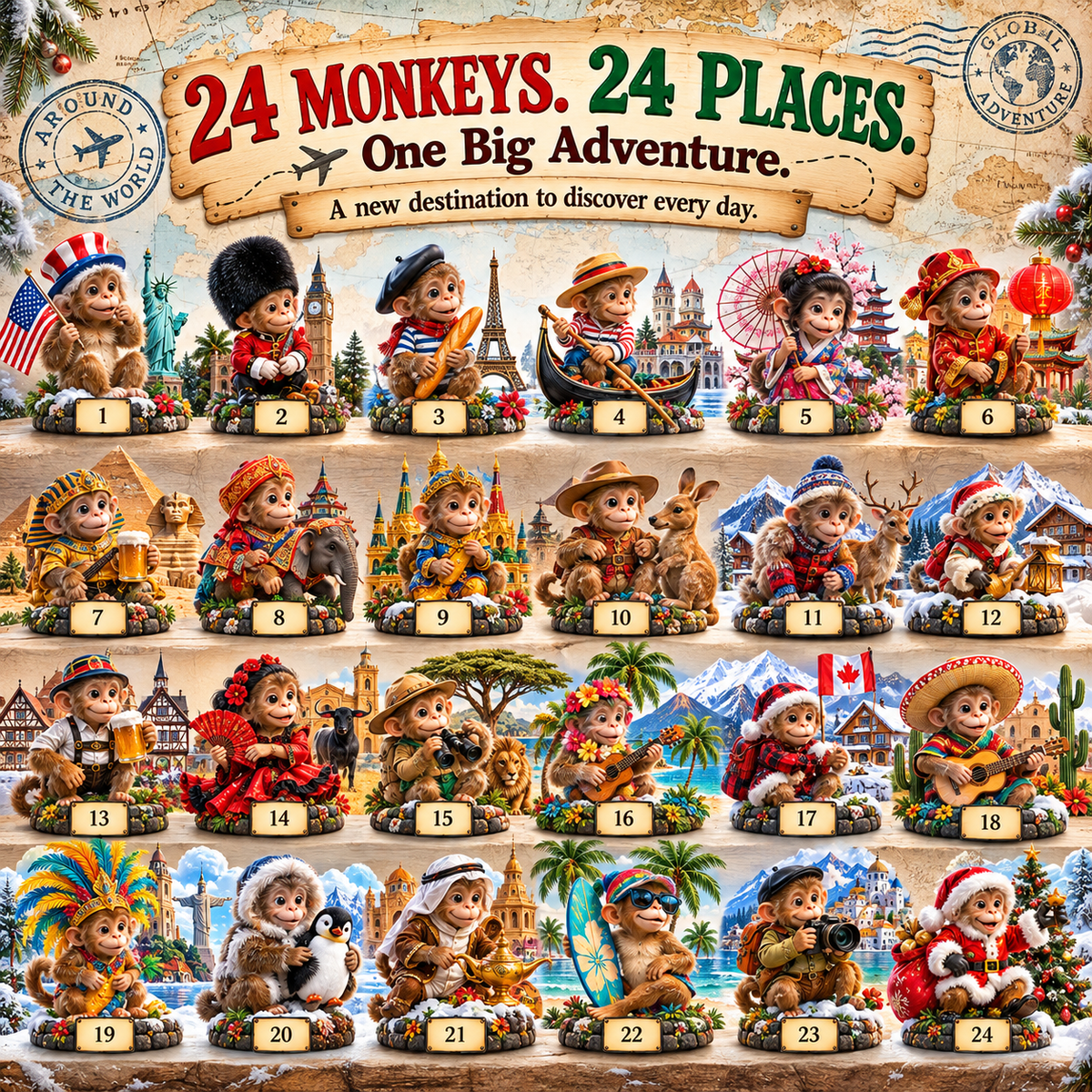 🐒 24 Days of Christmas Monkey Adventure
