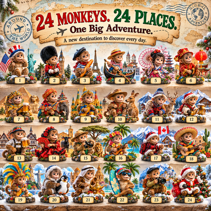 🐒 24 Days of Christmas Monkey Adventure