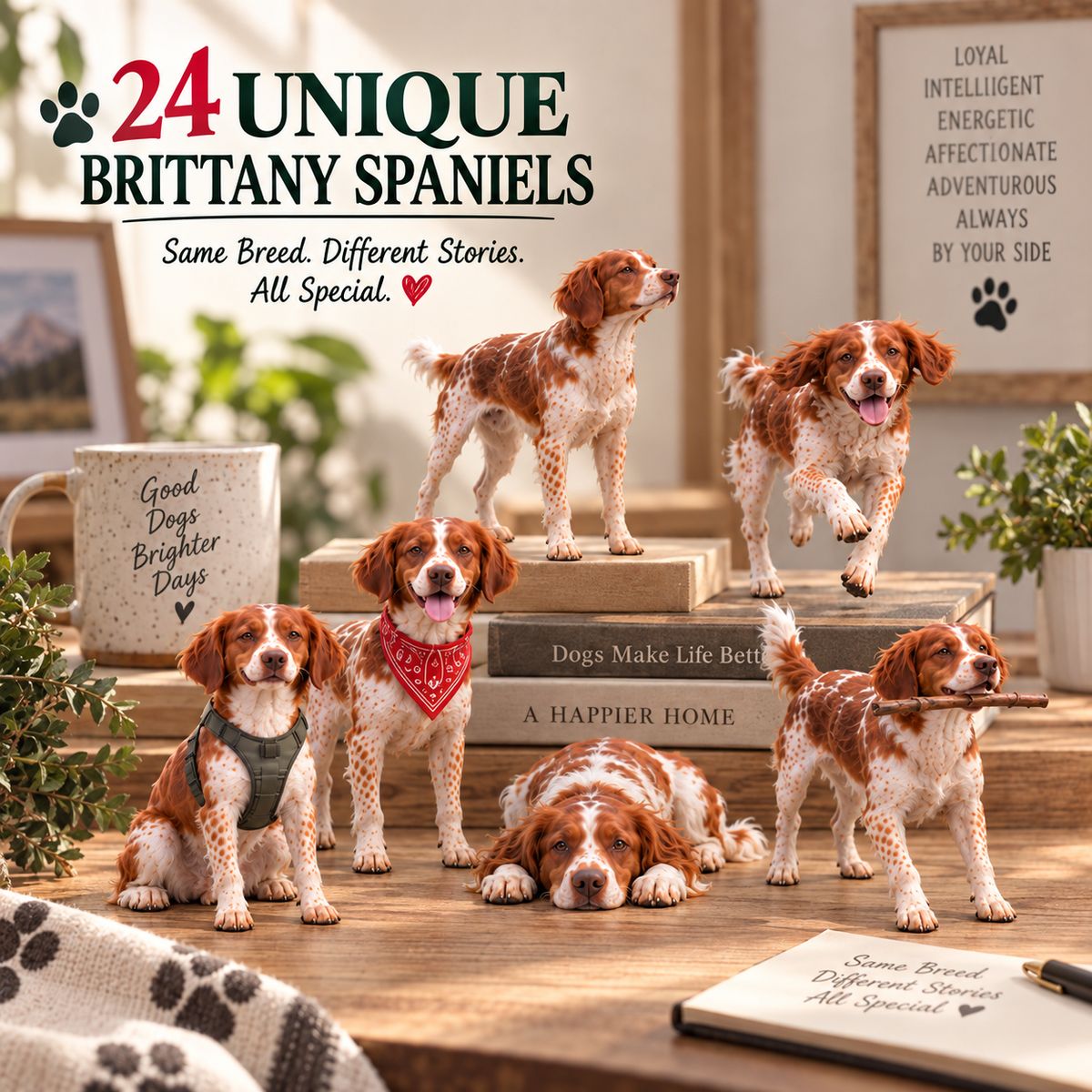 24 Days of Brittany Spaniels – 24 Personalities, One Unforgettable Pack