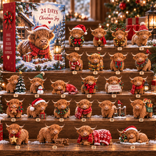 24 Days of Highland Christmas – A Little Cow, A Little Joy Each Day 🐮🎄
