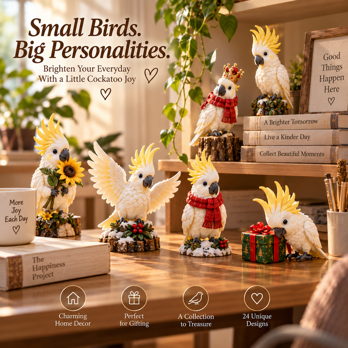 🐦 24 Days of Cockatoo Joy — 24 Little Personalities to Discover