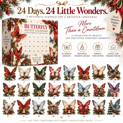 🦋 24 Days of Christmas Butterflies – 2026 Advent Calendar Collection
