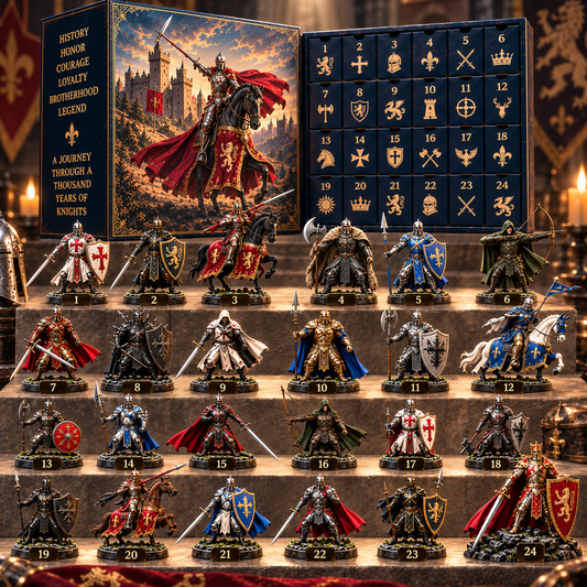 ⚔️ 24 Days of Medieval Legends – 24 Unique Knight Collectible🏰