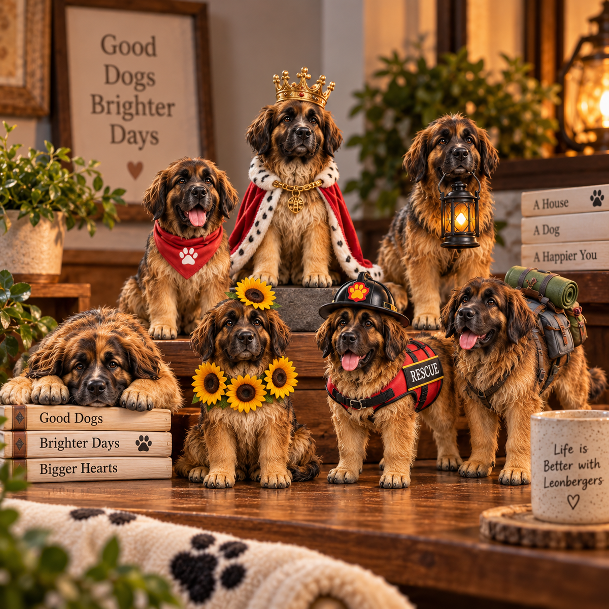 🐾 Big Dogs. Bigger Hearts. 24 Little Leonbergers to Love. ❤️
