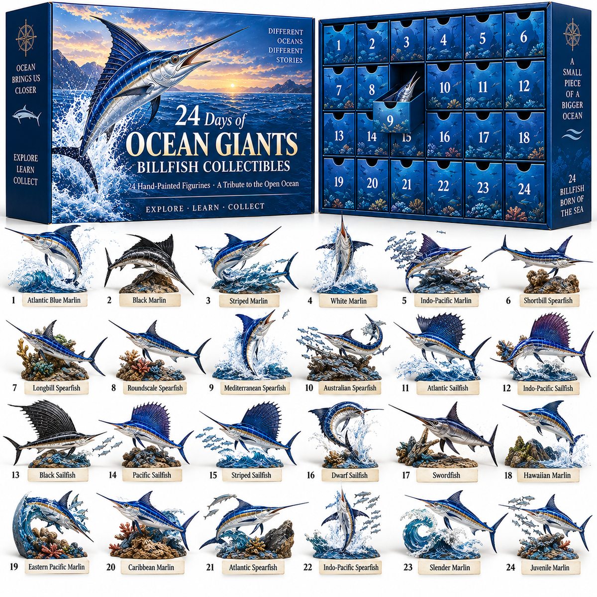 24 Days of Ocean Giants – Billfish Collector’s Edition